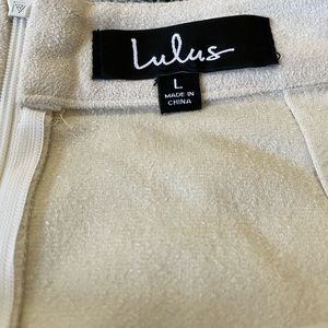 Lulus suede skirt